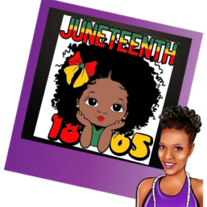 Juneteenth 1865 (girl) | Bleached shirt | Choose your own tee color