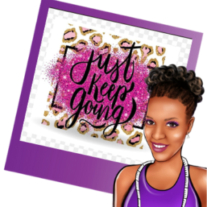 Just Keep Going | Bleached shirt | Choose your own tee color