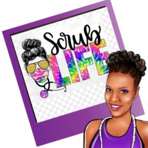 Scrub Life | Bleached shirt | Choose your own tee color