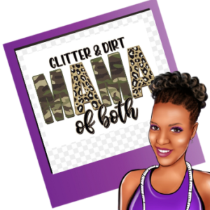 Glitter & Dirt, Mama of Both | Bleached shirt | Choose your own tee color