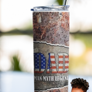 Dad-Man-Myth-Legend | Personalized | Custom 20 oz. Tumbler