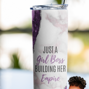 Just  A Girl Boss | Small Business Inspired ~ Personalized | Custom 20 oz. Tumbler