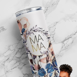 MA MA (floral) | Personalized | Custom 20 oz. Tumbler