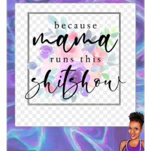 Mom Runs This...| Bleached shirt | Choose your own tee color