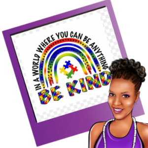 Autism ... BE KIND | Bleached shirt | Choose your own tee color