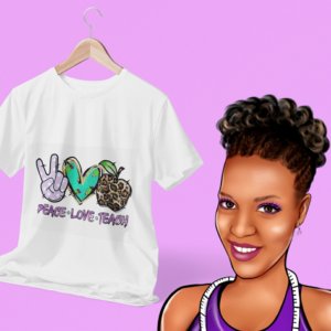 Peace Love Teach T-Shirt