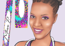 Leopard Print -Multi Color...Glitter Gel Pen